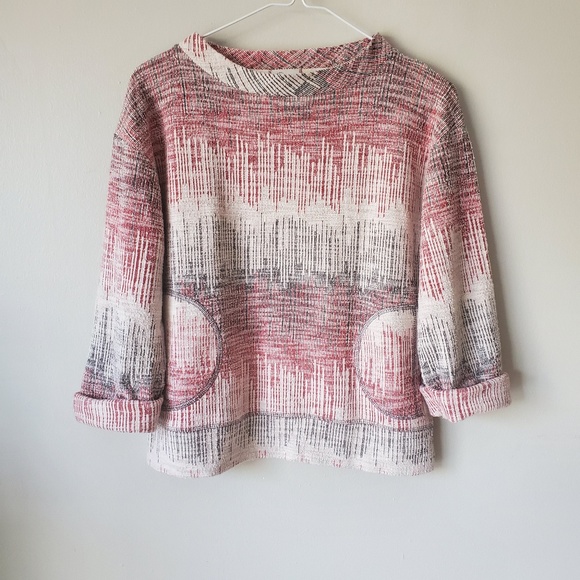 Anthropologie Tops - Anthropologie 9-HI5 STCL Top 3/4 Sleeves & Pockets